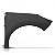 Para choque jetta volkswagen de 2006 a 2010 dianteiro preto para pintura sem spoiler - Imagem 2