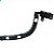Suporte guia para para choque montana chevrolet de 2011 a 2021 traseiro lado esquerdo - Imagem 2