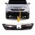Grade do radiador crv honda de 2007 a 2009 preta com moldura cromada - Imagem 1