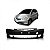 Para choque fit honda de 2007 a 2008 dianteiro preto com furo para farol auxiliar - Imagem 1