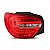 Lanterna a200 mercedes benz de 2013 a 2015 traseira lado esquerdo com LED e conector redondo - Imagem 2