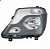 Farol sprinter mercedes benz de 2017 a 2019 lado esquerdo elétrico com motor - Imagem 2