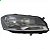 Farol passat volkswagen de 2011 a 2015 lado esquerdo elétrico sem LED sem projetor - Imagem 2