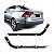 Guia do para choque civic honda de 2007 a 2011 traseira lado direito - Imagem 1