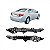Guia de para choque corolla toyota de 2009 a 2013 traseiro lado esquerdo - Imagem 1