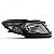 Farol onix e prisma chevrolet de 2012 a 2016 lado direito cromado manual com máscara negra - Imagem 2