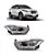Farol kicks nissan de 2017 a 2021 lado esquerdo manual sem projetor com LED - Imagem 1