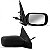 Retrovisor externo fiesta ford de 1994 a 1996 lado direito com controle manual - Imagem 2