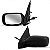 Retrovisor externo fiesta ford de 1994 a 1996 lado esquerdo com controle manual - Imagem 2