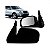 Retrovisor santa fe hyundai de 2006 a 2013 lado esquerdo externo elétrico sem pisca térmico - Imagem 1