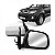 Retrovisor hilux sw4 SRV toyota de 2005 a 2011 lado direito cromado externo elétrico - Imagem 1