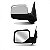 Retrovisor externo ranger ford de 2005 a 2009 lado direito preto elétrico com capa cromada - Imagem 3
