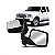 Retrovisor externo ranger ford de 2005 a 2009 lado esquerdo preto elétrico com capa cromada - Imagem 1