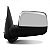 Retrovisor externo ranger ford de 2005 a 2009 lado esquerdo preto elétrico com capa cromada - Imagem 2