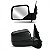 Retrovisor externo ranger ford de 2005 a 2009 lado direito preto fixo com capa preta - Imagem 3