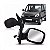 Retrovisor externo kangoo renault de 2003 a 2018 lado esquerdo elétrico - Imagem 1