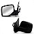 Retrovisor externo ecosport ford de 2003 a 2012 lado esquerdo preto texturizado elétrico sem pisca - Imagem 3