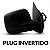 Retrovisor externo ecosport ford de 2003 a 2012 lado direito preto texturizado elétrico sem pisca - Imagem 2