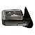 Retrovisor externo ecosport ford de 2003 a 2012 lado direito cromado com controle manual - Imagem 2