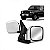 Retrovisor pajero mitsubishi de 1992 a 1997 lado direito cromado externo elétrico - Imagem 1