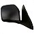 Retrovisor pajero mitsubishi de 1992 a 1997 lado direito preto externo fixo - Imagem 2