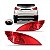 Lanterna do para choque ix35 hyundai de 2010 a 2022 traseira lado esquerdo borda vermelha com função - Imagem 1