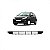 Grade do para choque focus ford de 1998 a 2003 dianteira central cinza sem furo para friso - Imagem 1