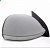 Retrovisor amarok volkswagen de 2010 a 2016 lado direito cromado com primer externo elétrico aquecido - Imagem 2