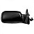 Retrovisor courier ford de 1996 a 2013 lado direito externo com controle manual - Imagem 2