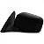 Retrovisor triton e pajero dakkar mitsubishi de 2007 a 2014 lado esquerdo preto externo fixo - Imagem 2