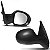 Retrovisor clio renault de 2012 a 2016 e symbol renault de 2009 a 2012 lado direito preto externo com controle manual - Imagem 3