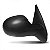 Retrovisor clio renault de 2012 a 2016 e symbol renault de 2009 a 2012 lado direito preto externo com controle manual - Imagem 2