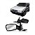 Retrovisor externo uno fiat de 2001 a 2005 lado esquerdo bicolor com controle manual versão fire duas portas - Imagem 1