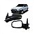 Retrovisor externo uno fire fiat de 2004 a 2013 lado esquerdo bicolor duas portas fixo - Imagem 1