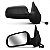 Retrovisor externo golf volkswagen de 1999 a 2006 e bora volkswagen de 2000 a 2011 lado direito elétrico com cabeça grande - Imagem 3