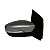 Retrovisor externo fox volkswagen de 2010 a 2014 lado esquerdo capa primer elétrico com pisca - Imagem 2