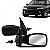 Retrovisor 306 peugeot de 1993 a 2002 lado esquerdo externo com controle manual - Imagem 1