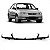 Friso bigode corolla toyota de 1998 a 2002 dianteiro verde escuro - Imagem 1