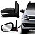 Retrovisor externo gol volkswagen de 2013 a 2023 lado esquerdo preto texturizado elétrico com pisca para sexta e sétima e oitava gerações - Imagem 1