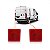 Refletor para para choque ducato fiat e boxer peugeot e jumper citroën de 1995 a 2017 traseiro lado direito ou esquerdo vermelho escuro - Imagem 1