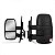 Retrovisor externo daily iveco de 2008 a 2020 lado esquerdo elétrico com aquecimento curto com braço longo - Imagem 3