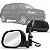Retrovisor externo outlander mitsubishi de 2008 a 2013 e asx mitsubishi de 2011 a 2012 lado direito preto elétrico com memória e retrátil - Imagem 1