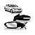 Retrovisor externo sonata hyundai de 2011 a 2014 lado direito preto elétrico retrátil com pisca - Imagem 1