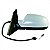 Retrovisor externo a4 audi de 2009 a 2012 lado direito elétrico retrátil térmico com pisca e lente asférica - Imagem 2