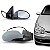Retrovisor externo c5 citroën de 2001 a 2007 lado direito com lente azul e acabamento em primer elétrico retrátil sem sensor de temperatura - Imagem 1