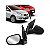 Retrovisor externo palio e grand siena fiat de 2012 a 2017 lado direito preto com controle manual para quatro portas - Imagem 1