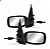 Retrovisor externo fiesta ford de 1996 a 2002 e mondeo ford de 1993 a 2000 lado esquerdo com controle manual - Imagem 2