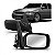 Retrovisor externo escort ford de 1997 a 2002 lado esquerdo preto elétrico térmico sem pisca texturizado - Imagem 1