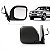 Retrovisor externo pajero full mitsubishi de 2000 a 2007 lado esquerdo preto elétrico retrátil para pintura - Imagem 1