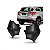 Ponteira de para choque hrv honda de 2015 a 2021 traseira lado direito preto com furo para moldura inferior do para choque sem furo para sensor - Imagem 1
